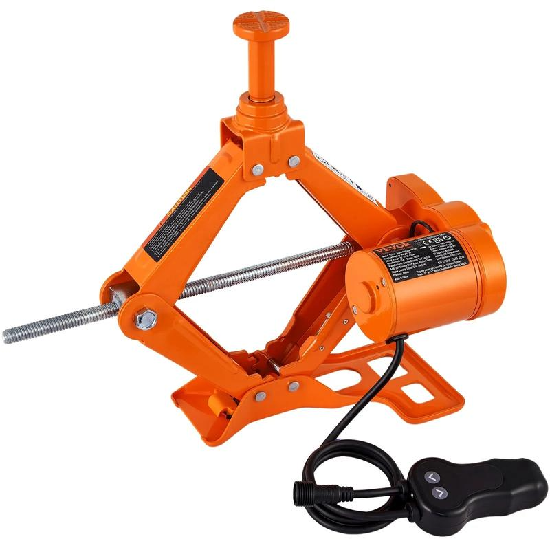 【🏆5-Year Warranty】5-in-1 Electric Hydraulic Car Jack Kit 5 Ton 12V Car Jack Hydraulic with Electric Impact Wrench & Inflator Pump, Portable Car Lift Emergency Roadside Tire Change Tool Set for SUV Sedan